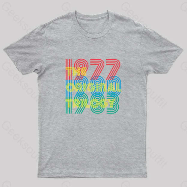 The Original Trilogy Geek T-Shirt Grey / S