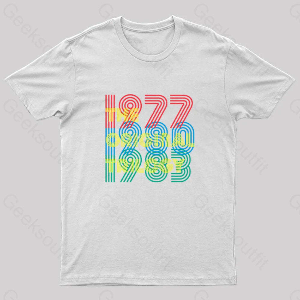 The Original Trilogy Geek T-Shirt White / S