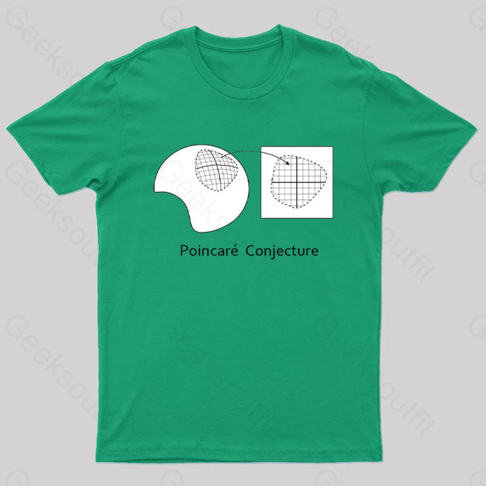 The Poincaré Conjecture T-Shirt Green / S