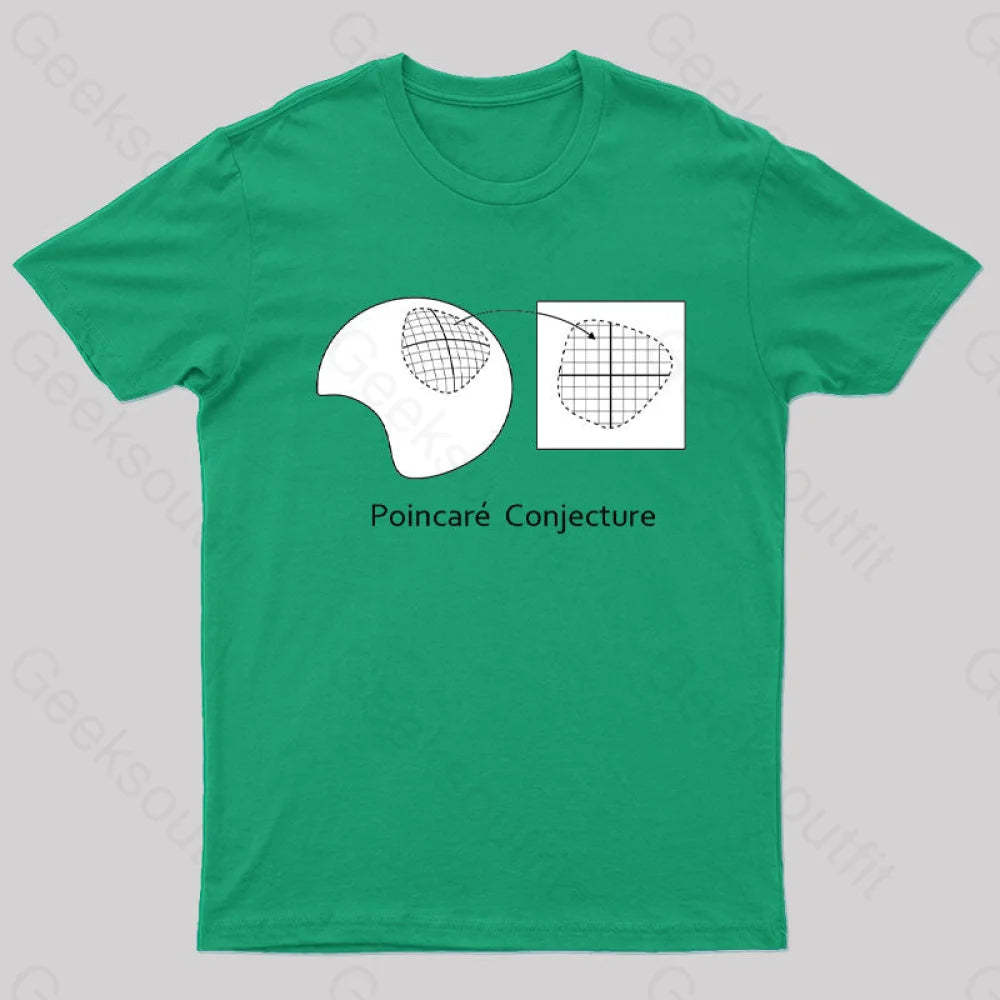 The Poincaré Conjecture T-Shirt Green / S