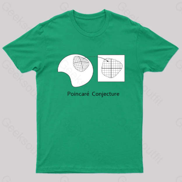 The Poincaré Conjecture T-Shirt Green / S