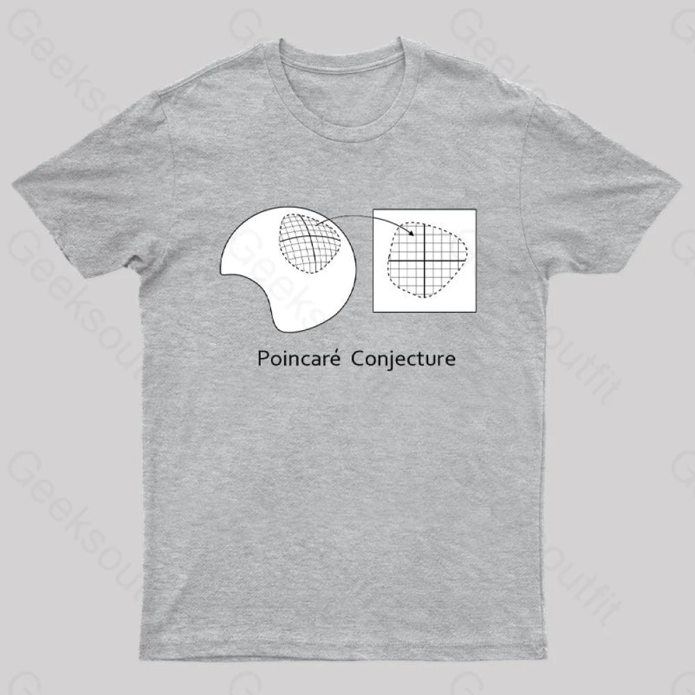 The Poincaré Conjecture T-Shirt Grey / S