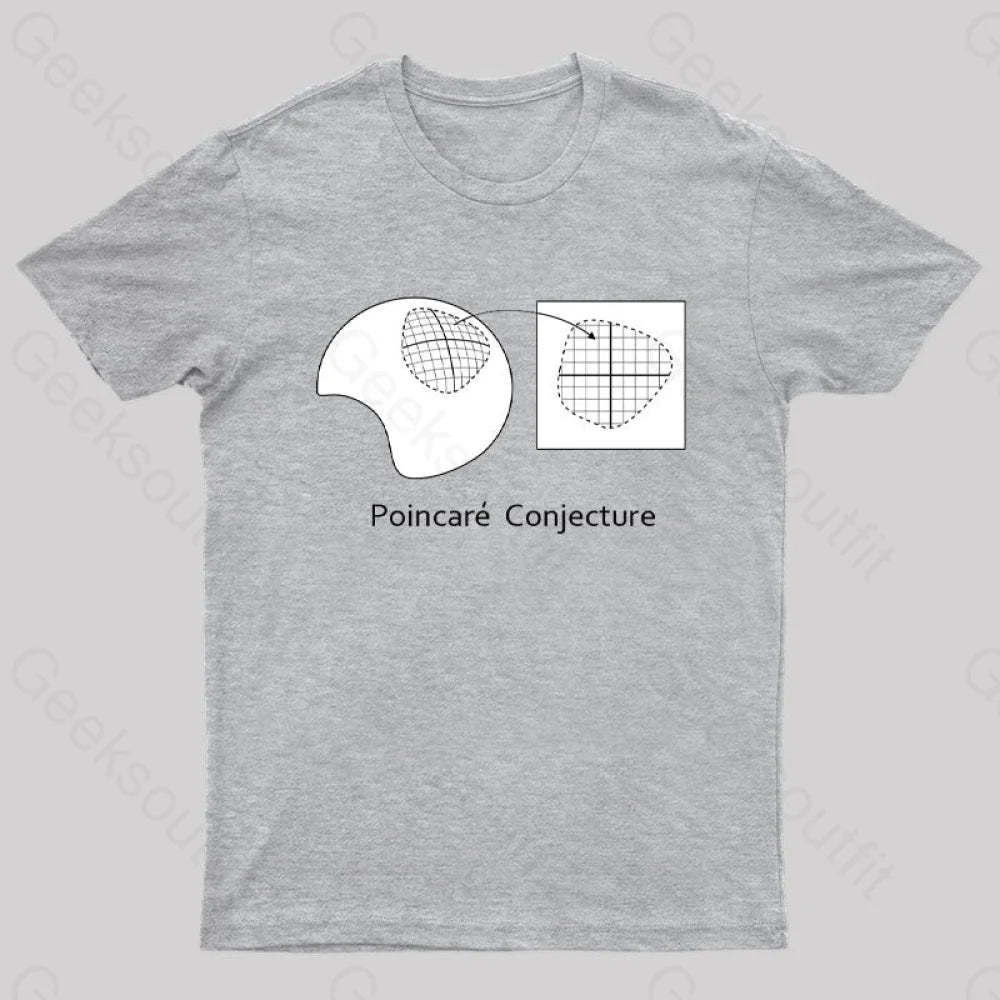 The Poincaré Conjecture T-Shirt Grey / S