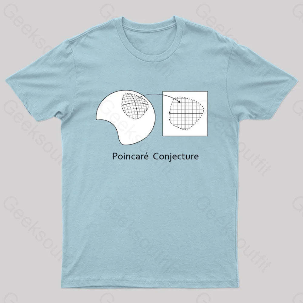 The Poincaré Conjecture T-Shirt Light Blue / S