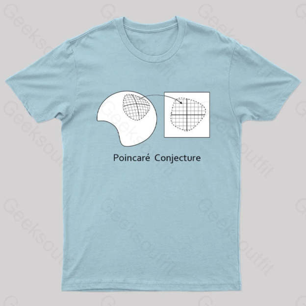 The Poincaré Conjecture T-Shirt Light Blue / S