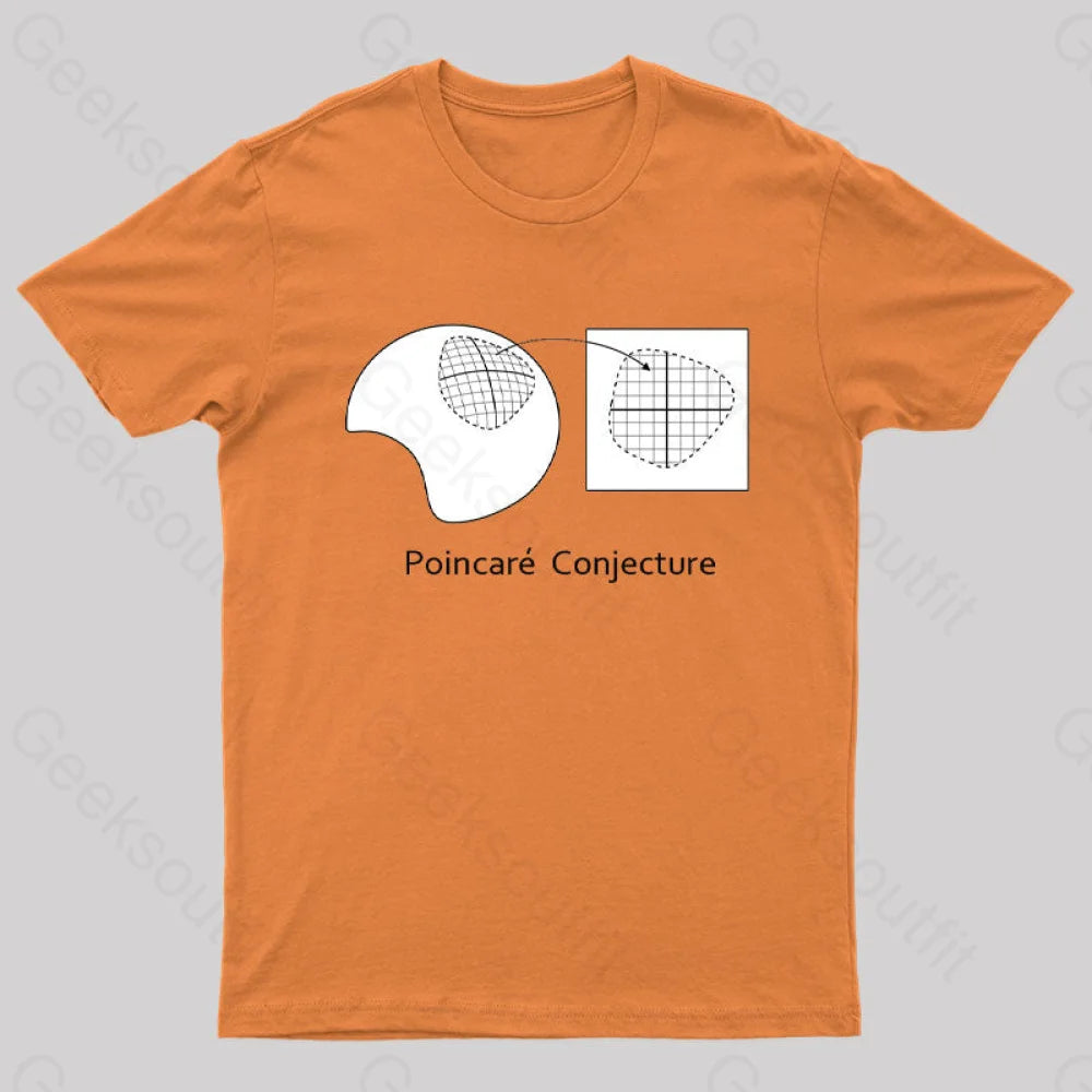 The Poincaré Conjecture T-Shirt Orange / S