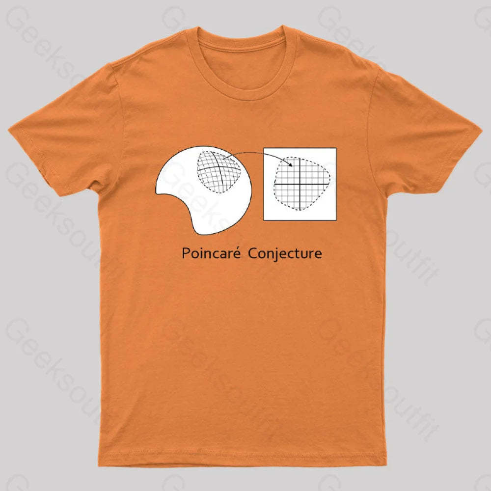 The Poincaré Conjecture T-Shirt Orange / S