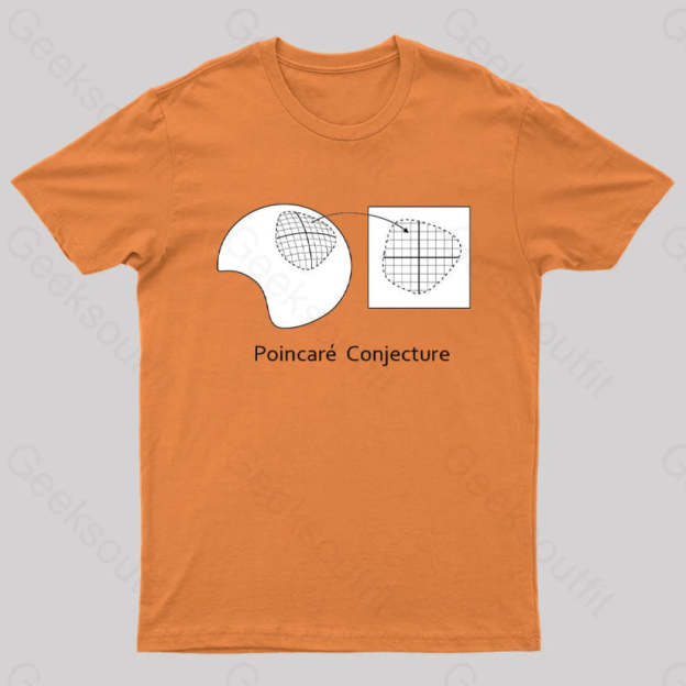 The Poincaré Conjecture T-Shirt Orange / S
