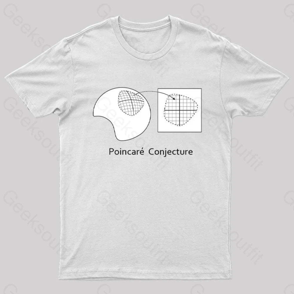 The Poincaré Conjecture T-Shirt White / S