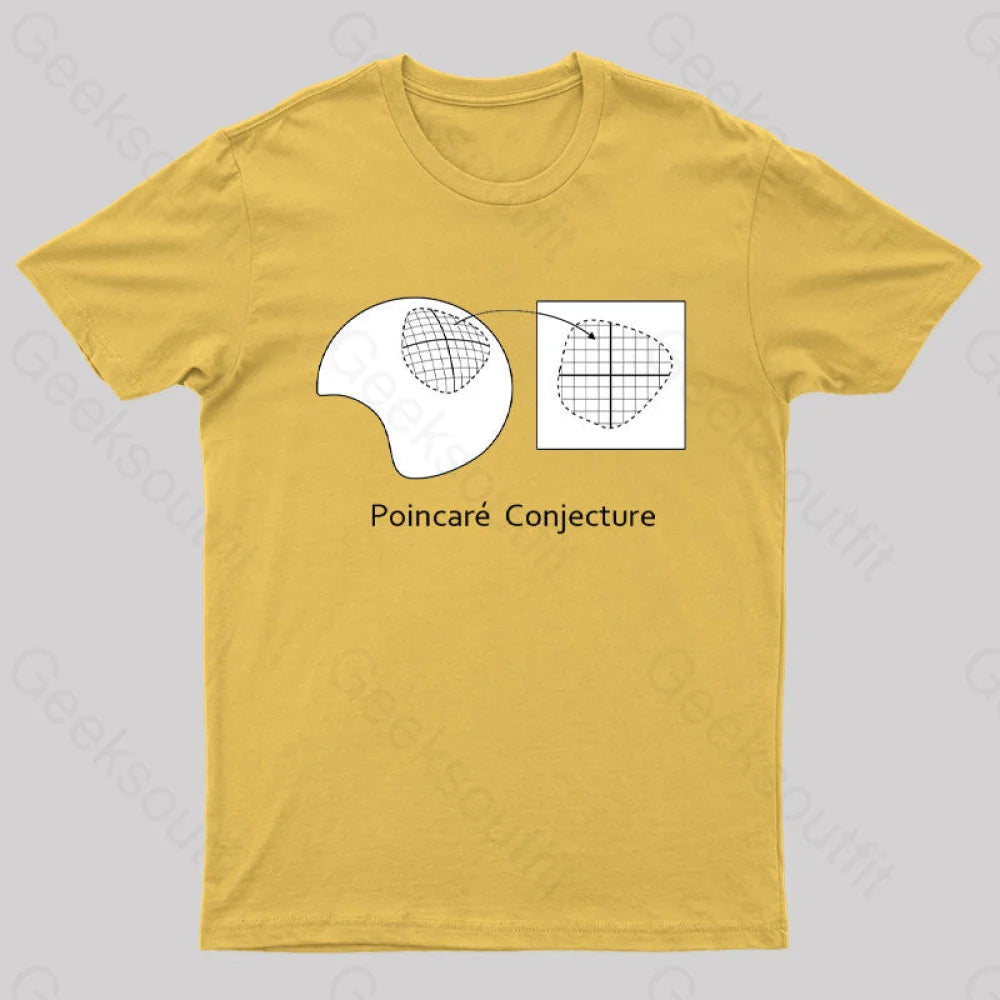 The Poincaré Conjecture T-Shirt Yellow / S