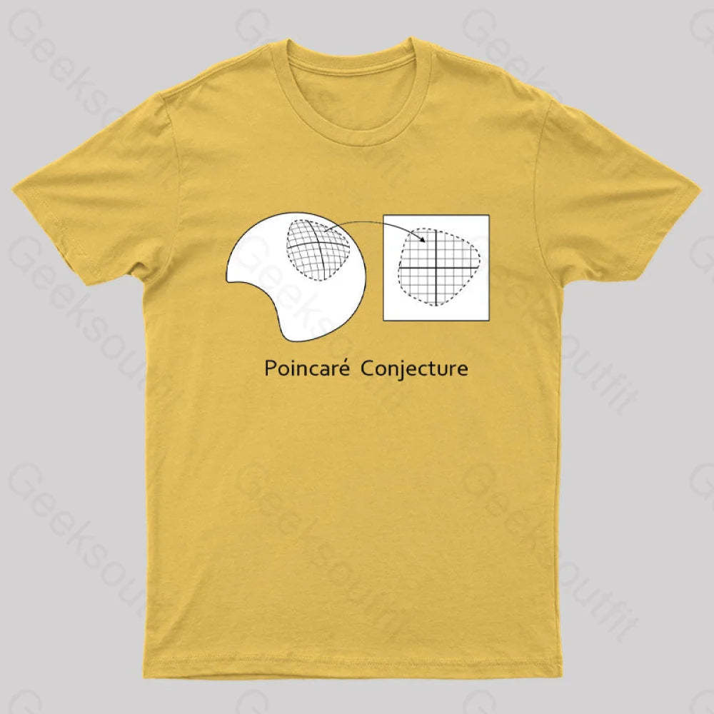 The Poincaré Conjecture T-Shirt Yellow / S