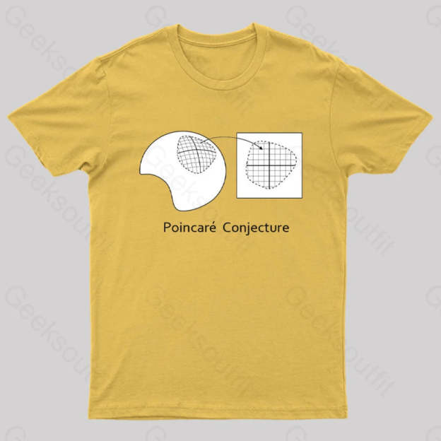 The Poincaré Conjecture T-Shirt Yellow / S