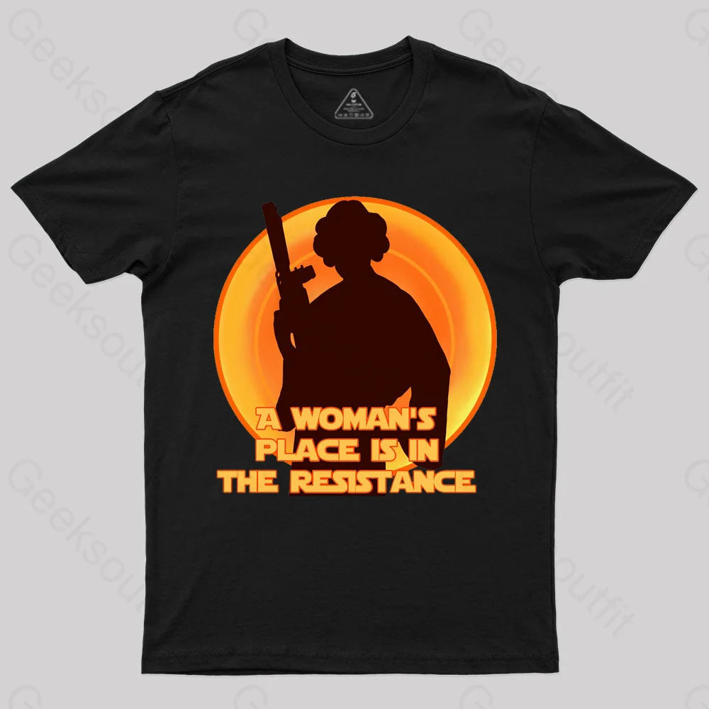 The Resistance Geek T-Shirt Black / S