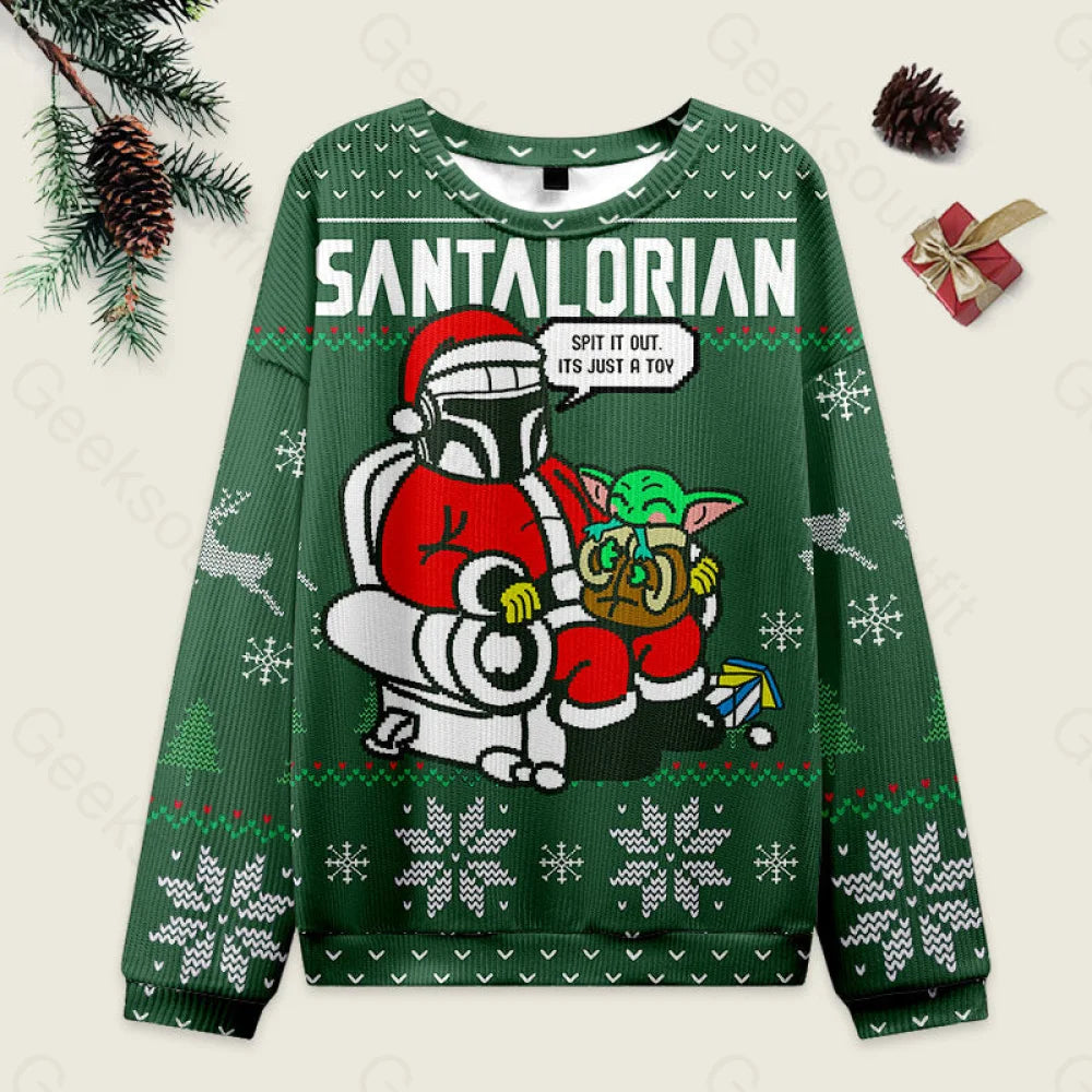 The Santalorian Ugly Christmas Sweater Men’s Style-S