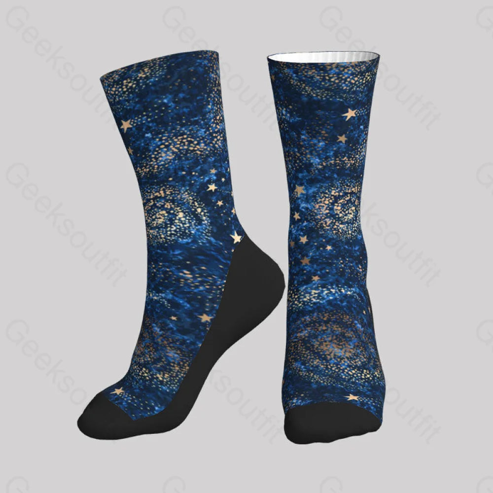 The Starry Night Men’s Socks