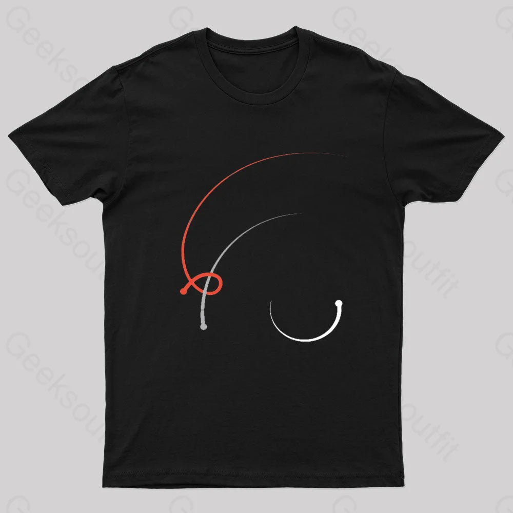 The Three Body Problem Book 1 Cover Geek T-Shirt Black / S