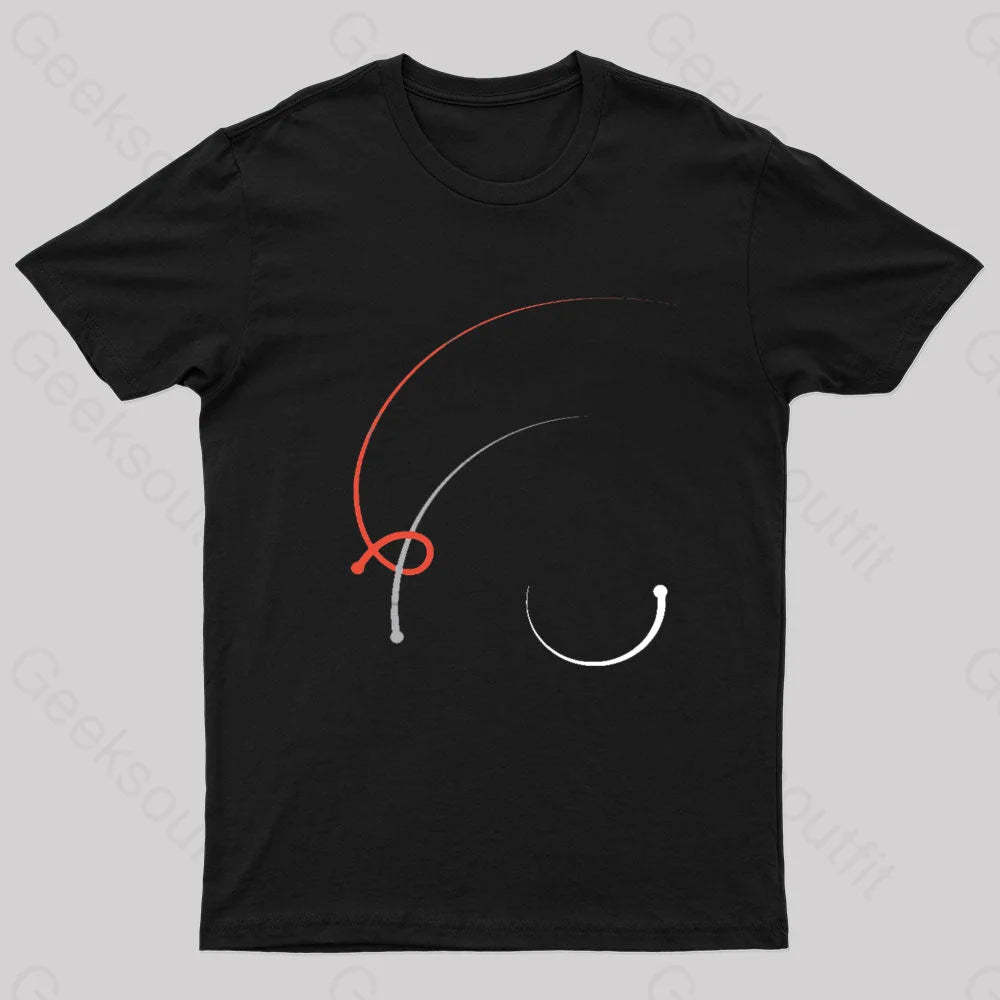 The Three Body Problem Book 1 Cover Geek T-Shirt Black / S