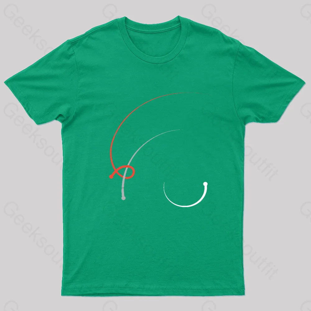 The Three Body Problem Book 1 Cover Geek T-Shirt Green / S