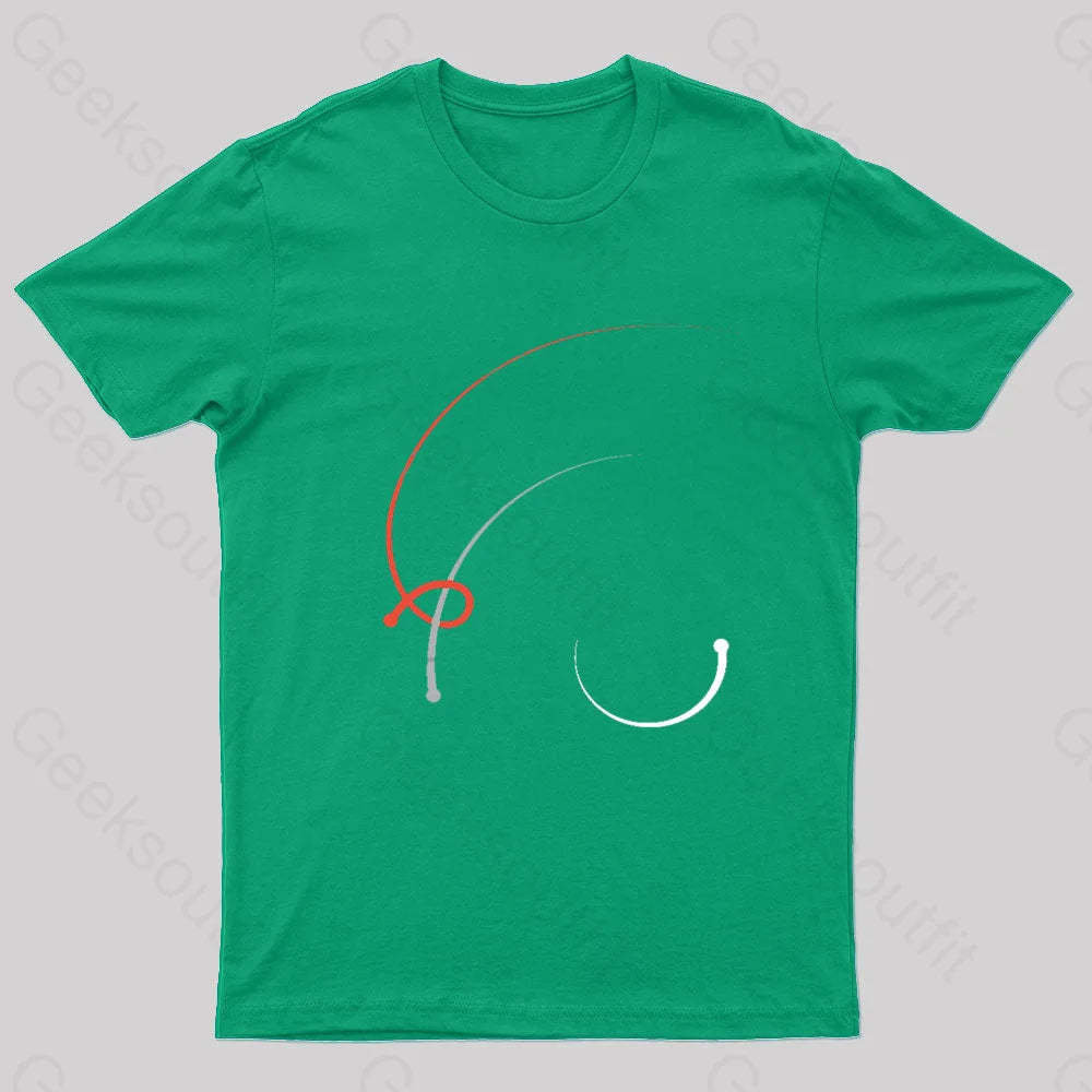 The Three Body Problem Book 1 Cover Geek T-Shirt Green / S
