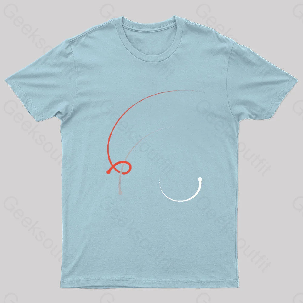 The Three Body Problem Book 1 Cover Geek T-Shirt Light Blue / S