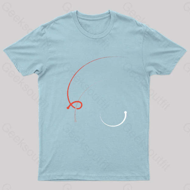 The Three Body Problem Book 1 Cover Geek T-Shirt Light Blue / S