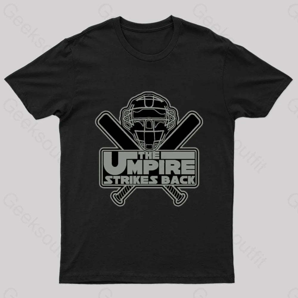 The Umpire Strikes Back Nerd T-Shirt Black / S