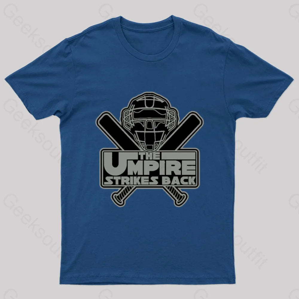 The Umpire Strikes Back Nerd T-Shirt Navy / S
