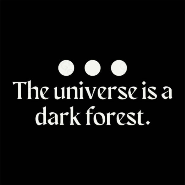 The Universe Is A Dark Forest Nerd T-Shirt