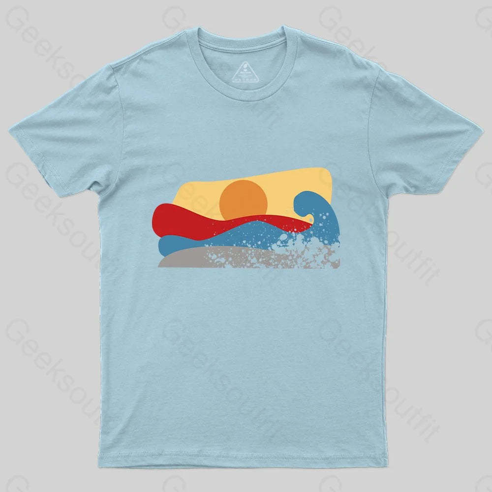 The Vintage Wave T-Shirt - Geeksoutfit