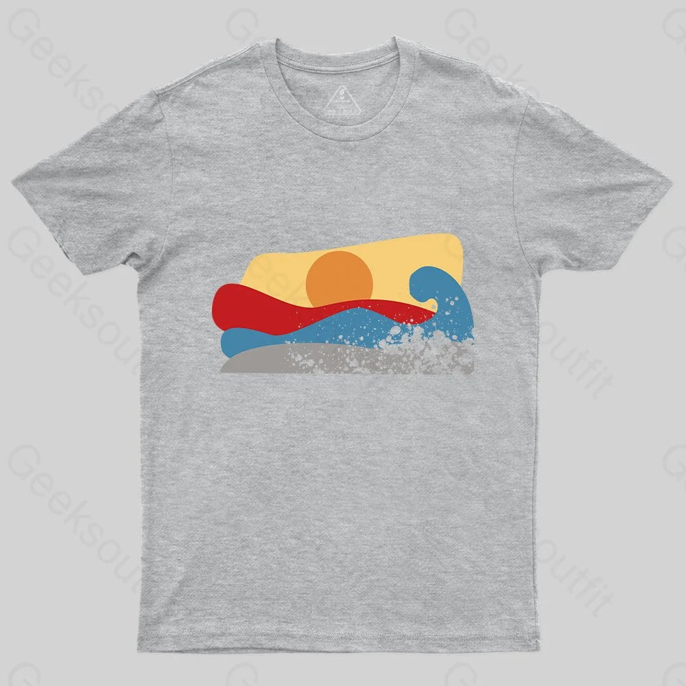 The Vintage Wave T-Shirt - Geeksoutfit