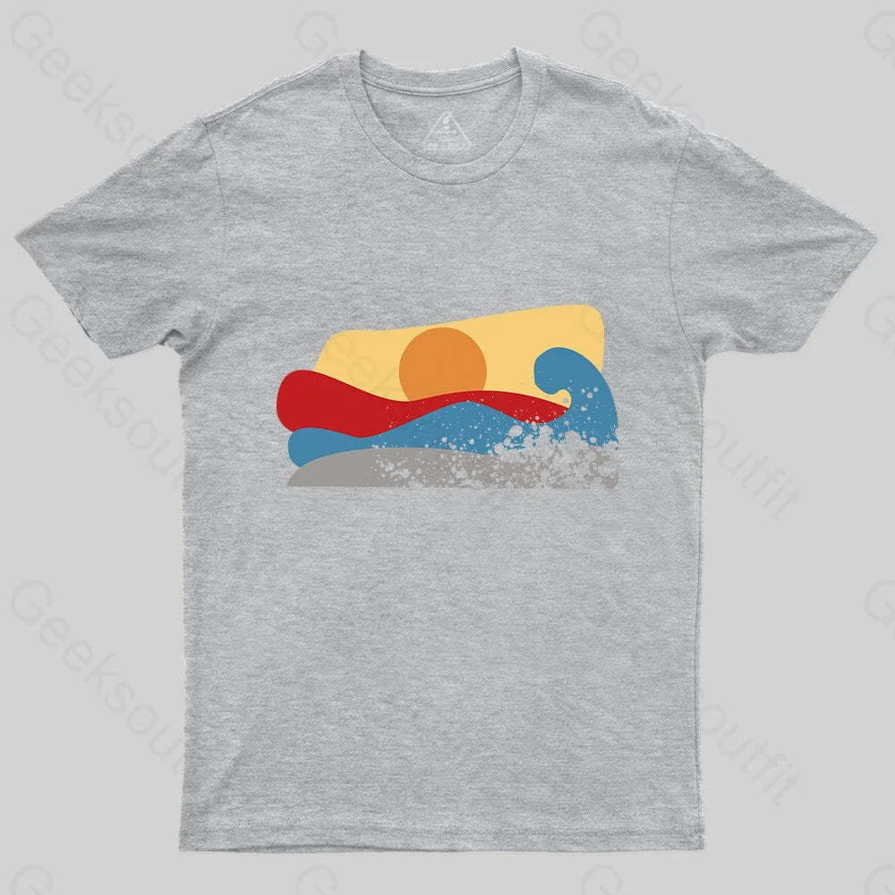 The Vintage Wave T-Shirt - Geeksoutfit