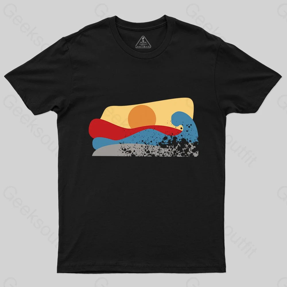 The Vintage Wave T-Shirt - Geeksoutfit