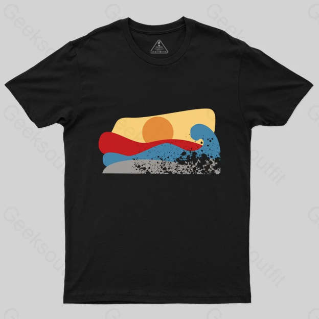 The Vintage Wave T-Shirt - Geeksoutfit