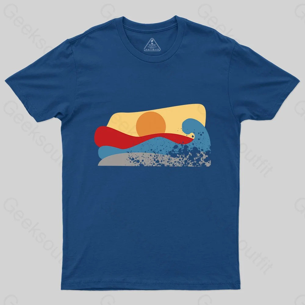 The Vintage Wave T-Shirt - Geeksoutfit