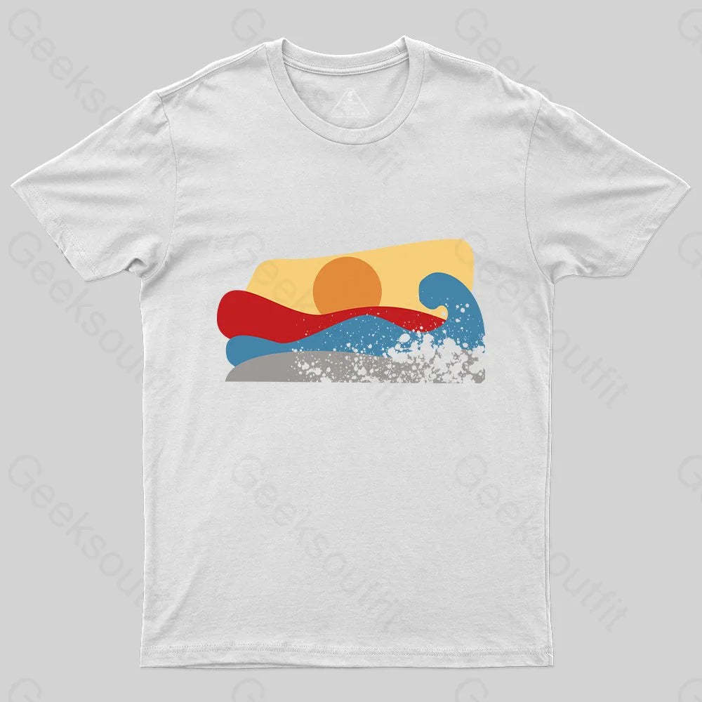 The Vintage Wave T-Shirt - Geeksoutfit
