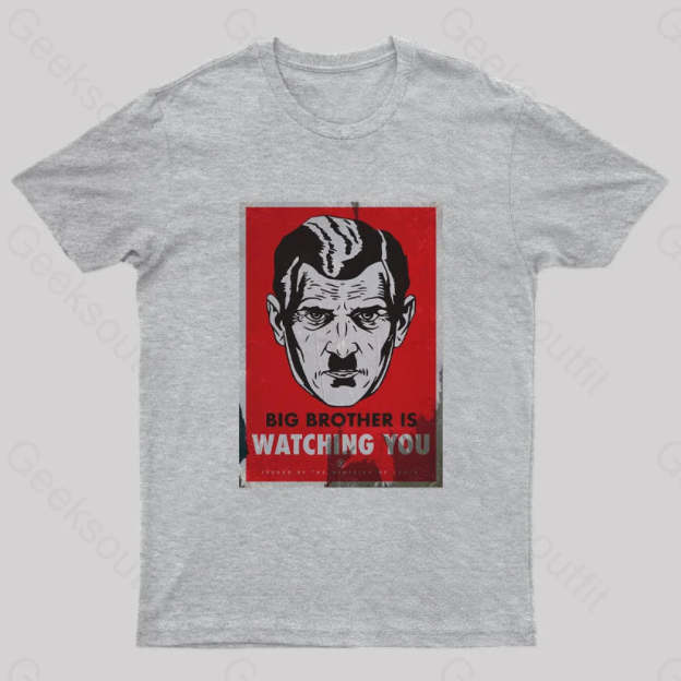 The Watcher Is Watching You Geek T-Shirt Grey / S
