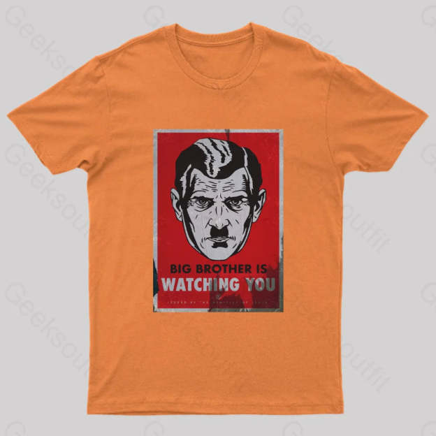 The Watcher Is Watching You Geek T-Shirt Orange / S