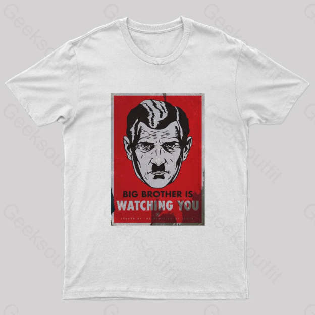 The Watcher Is Watching You Geek T-Shirt White / S