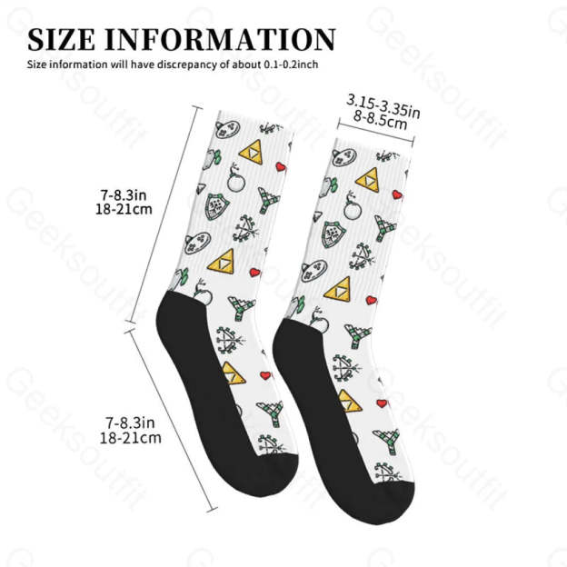 The Zelda Pixel Style Men’s Socks