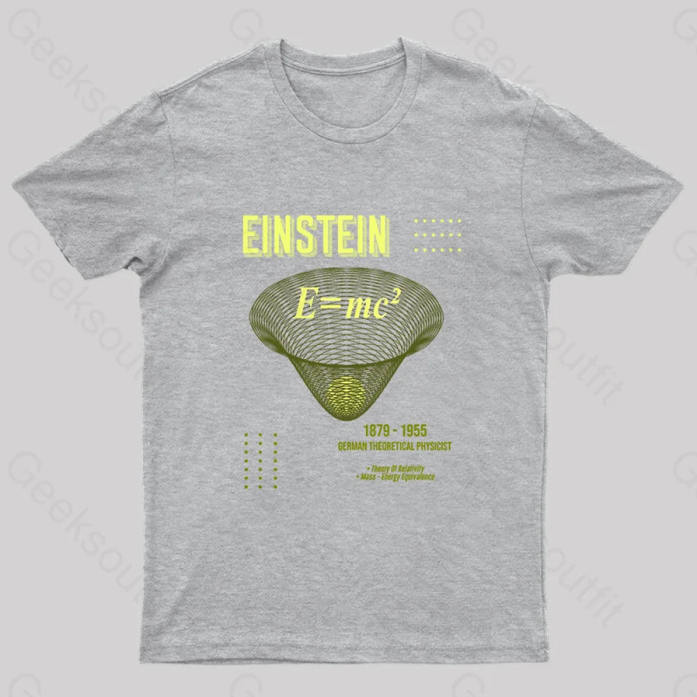 Theory Of Relativity Geek T-Shirt Grey / S