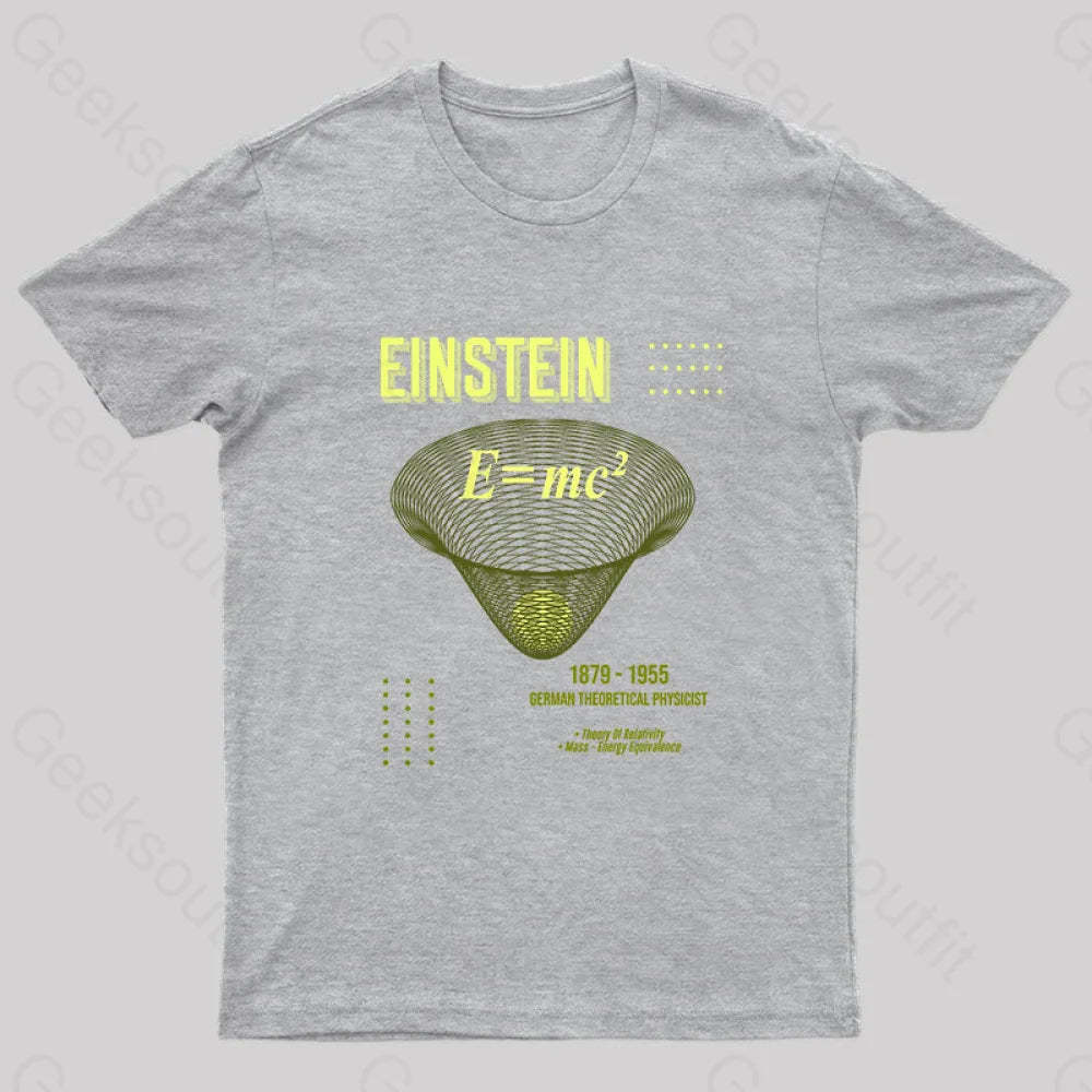 Theory Of Relativity Geek T-Shirt Grey / S