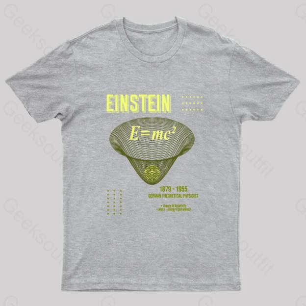 Theory Of Relativity Geek T-Shirt Grey / S
