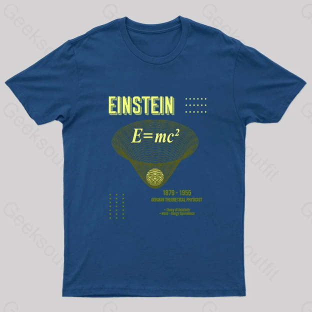 Theory Of Relativity Geek T-Shirt Navy / S