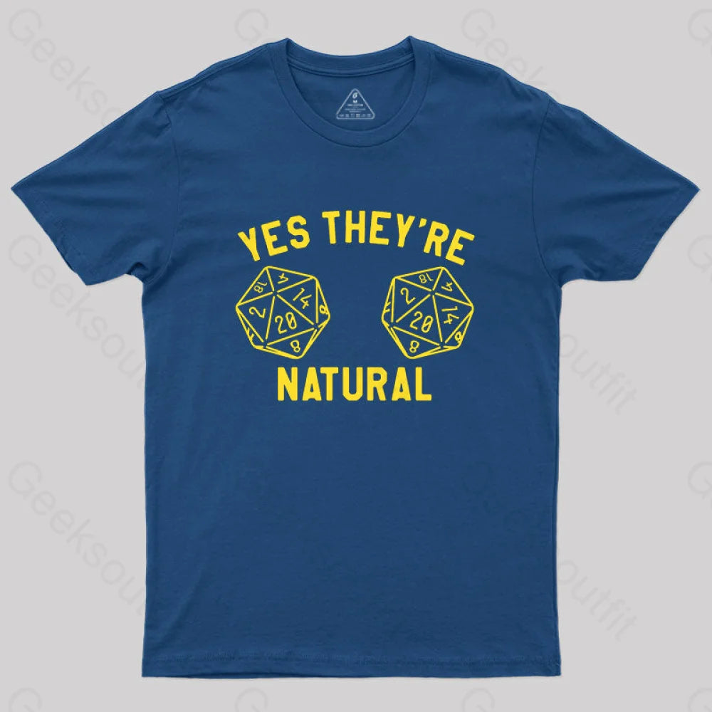 They’re Natural Dice Game T-Shirt Navy / S