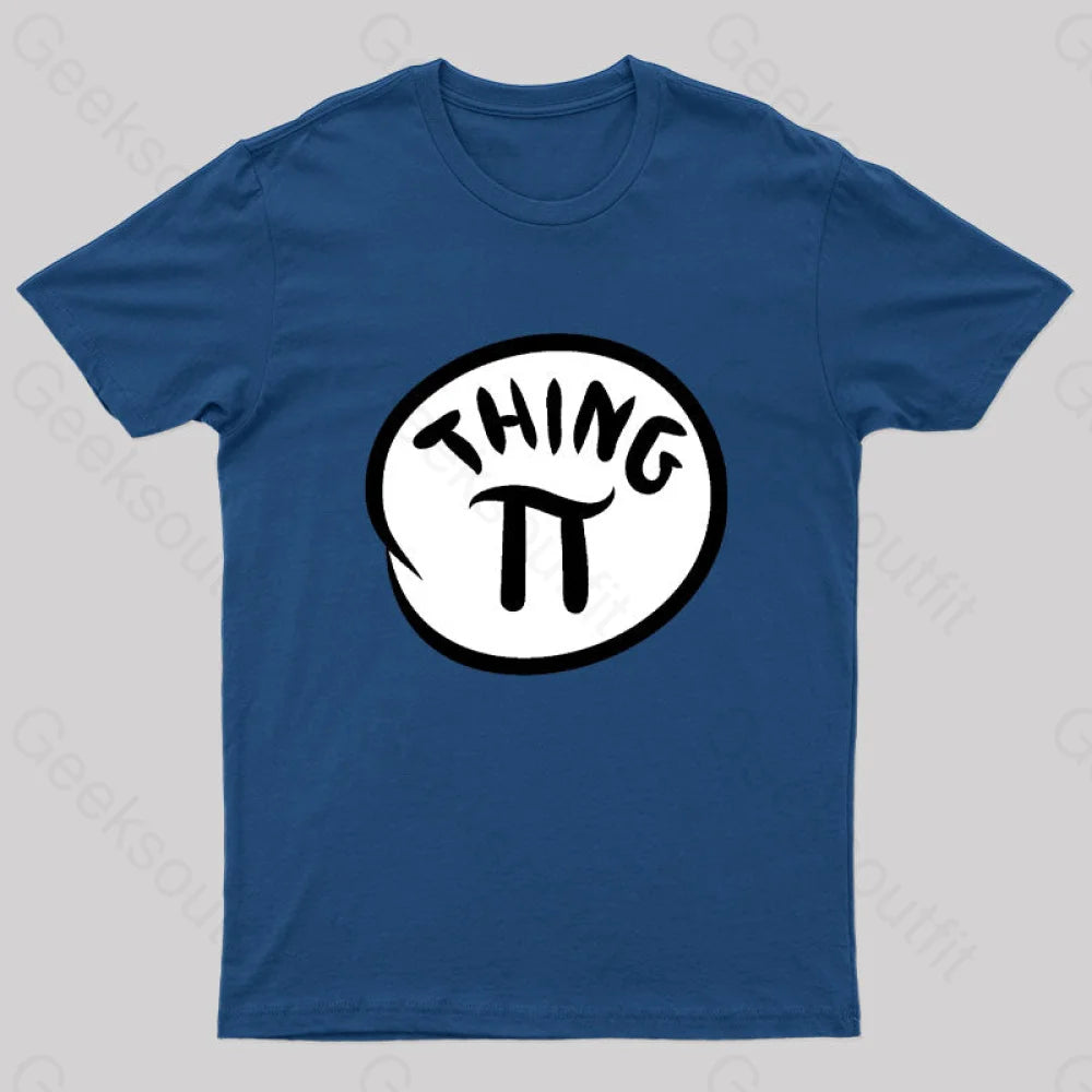 Things Pi Nerd T-Shirt Navy / S