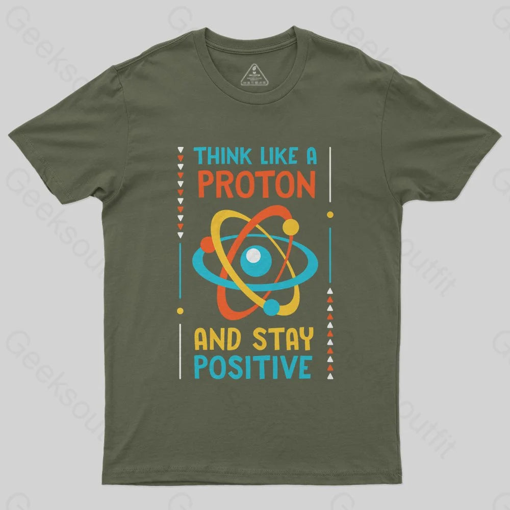 Think like a Proton T-Shirt - Geeksoutfit
