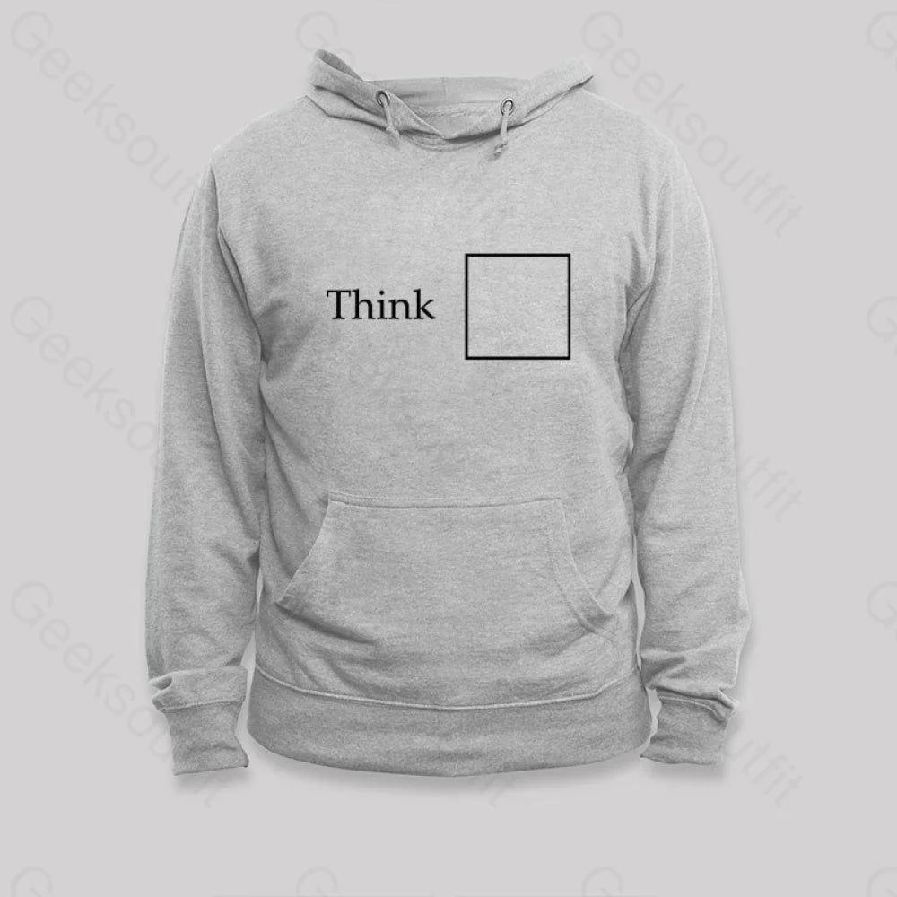 Think Outside The Box Hoodie Grey / S