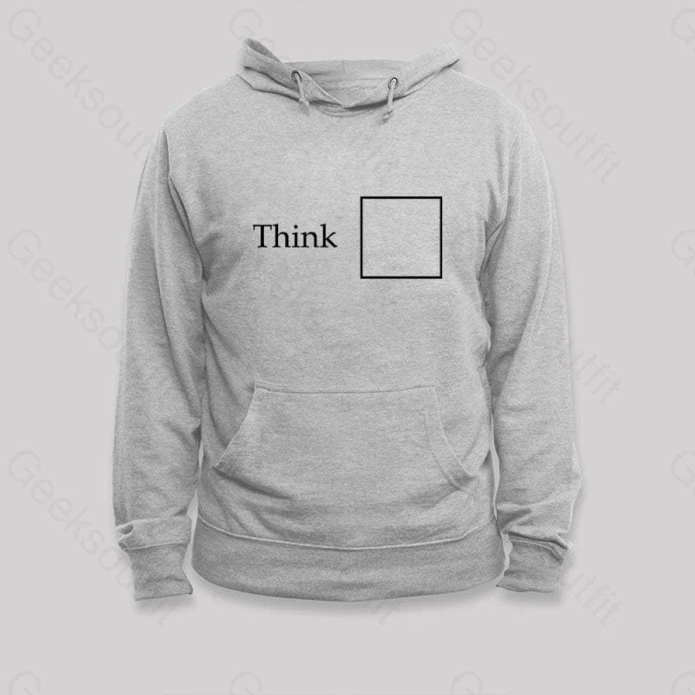 Think Outside The Box Hoodie Grey / S