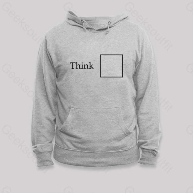 Think Outside The Box Hoodie Grey / S