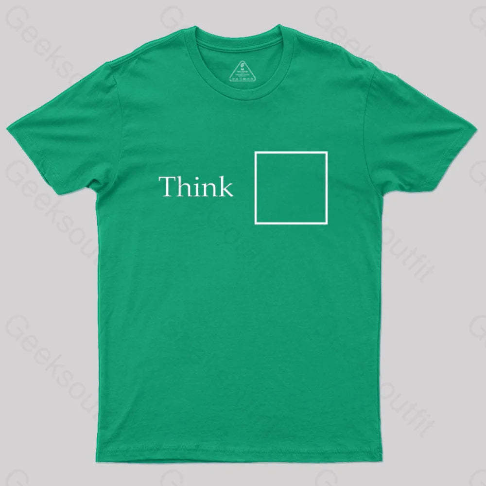 Think Outside The Box T-Shirt Green / S